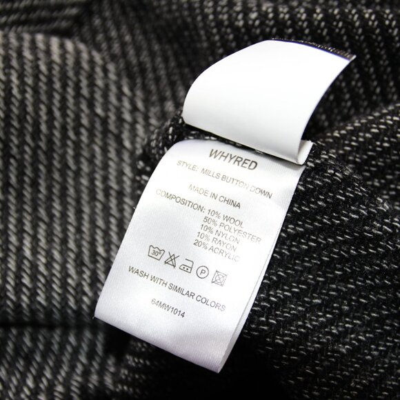 BNWT AW16 WHYRED MILLS BUTTON DOWN SHIRT 48 - Picture 14 of 15